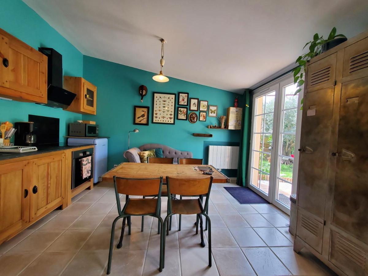 La Dolce Vita - Studio Dans Propriete Avec Piscine Montpeyroux  Экстерьер фото